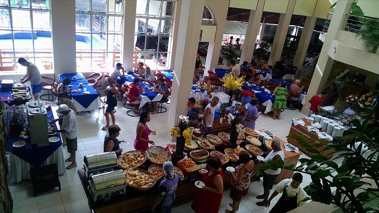 Hotel Encantador, banheira, parque aquático termal