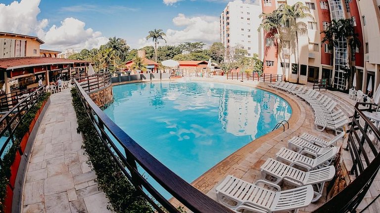 Hotel Encantador, banheira, parque aquático termal