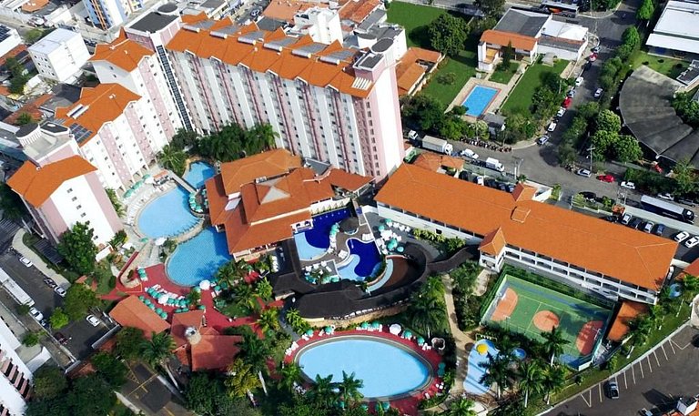 Hotel Encantador, banheira, parque aquático termal