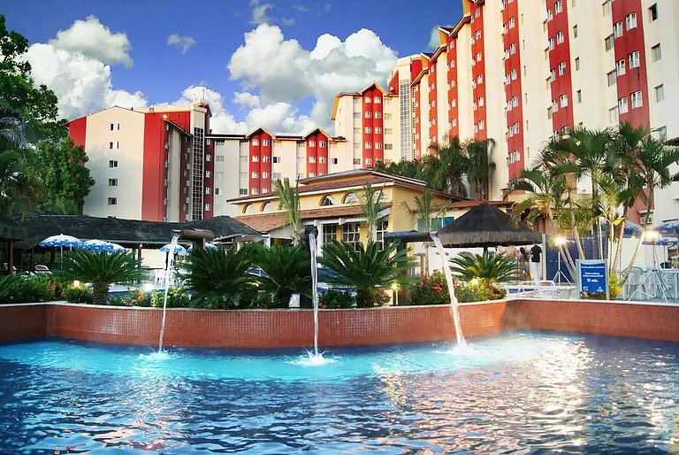 Hotel Encantador, banheira, parque aquático termal