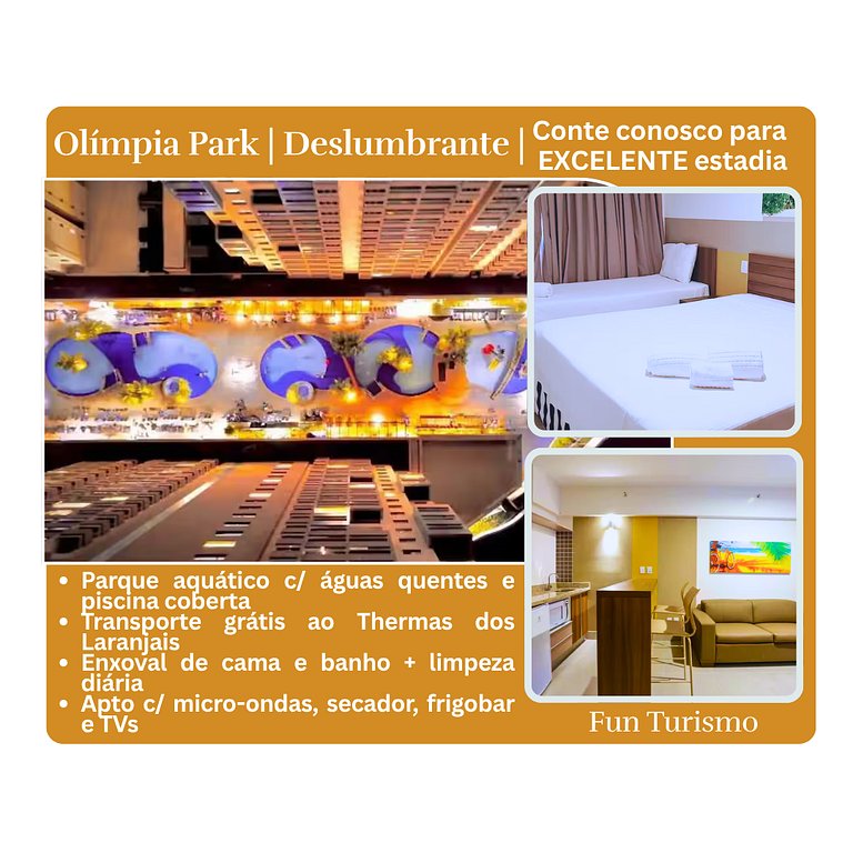 Resort Deslumbrante c/ Piscinas Termais